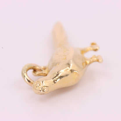 Vintage 9ct Hallmarked Gold Pheasant Bird Charm Pendant Scottish Country Gift