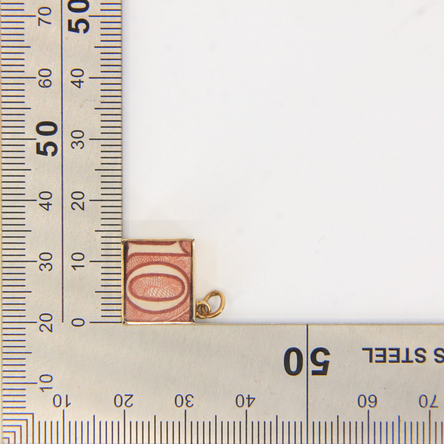 Vintage 9ct Gold Hallmarked Emergency Fund £10 Break Glass Charm