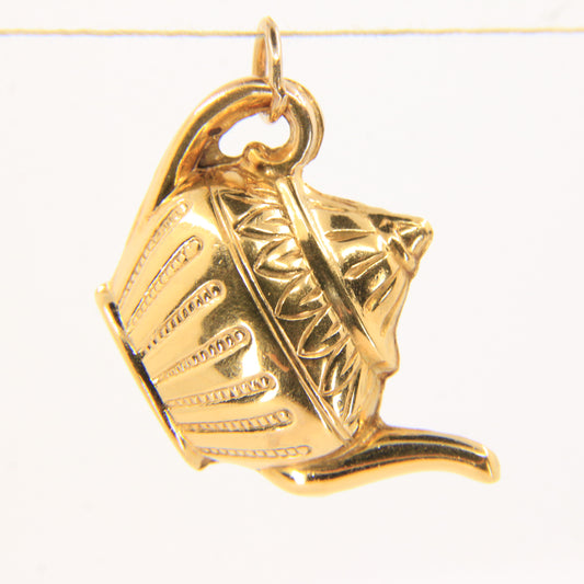 Vintage Georg Jensen 9ct Gold Hallmarked Teapot Charm Pendant