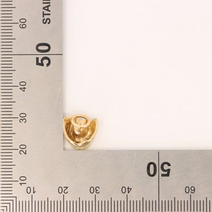 Vintage 18ct Yellow Gold Denture Teeth Charm Pendant Novelty Dental Collectible