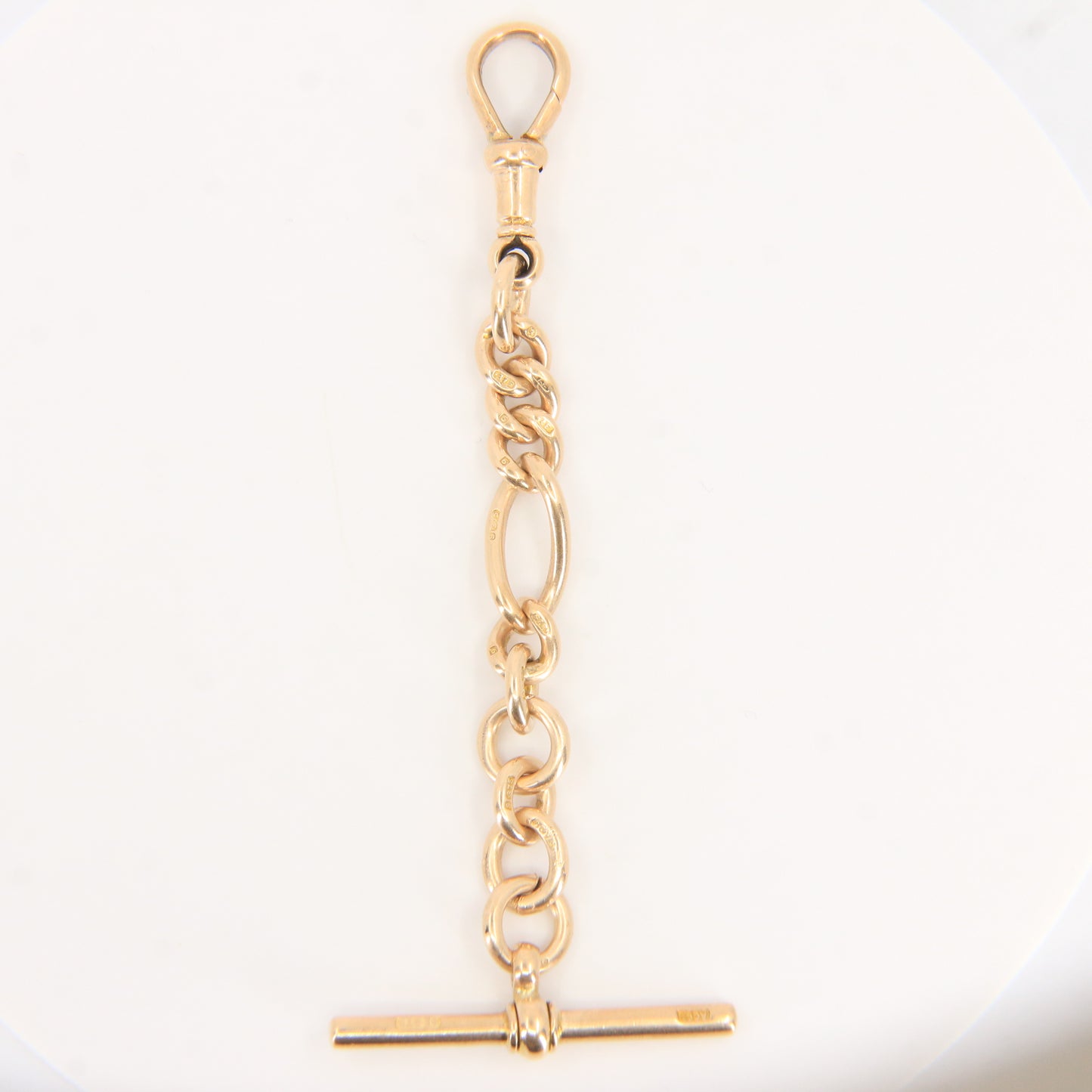 Antique 9ct Hallmarked Gold Part Albert T Bar 3.5 Inch Necklace Extender Chain