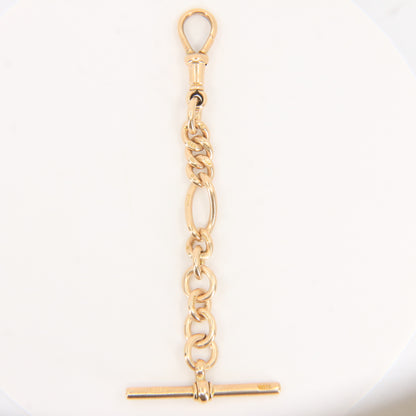 Antique 9ct Hallmarked Gold Part Albert T Bar 3.5 Inch Necklace Extender Chain