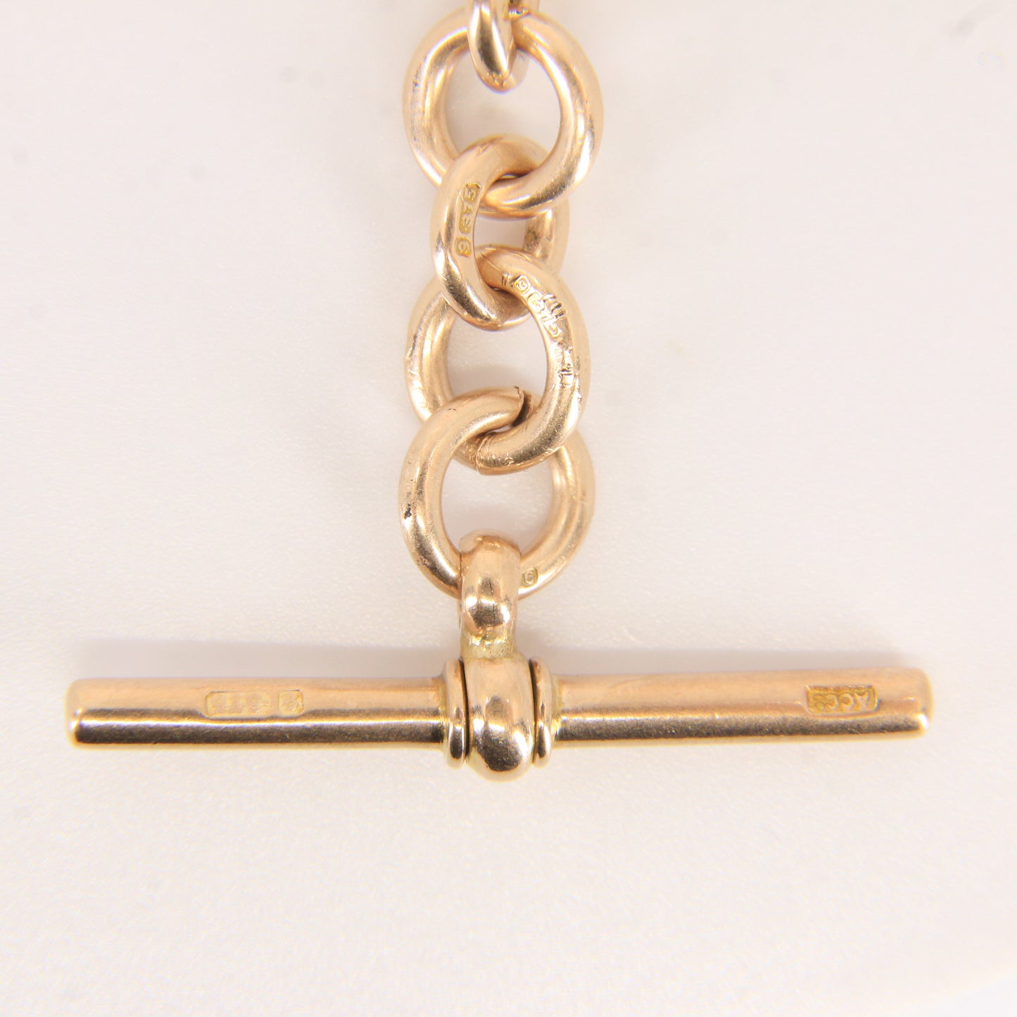 Antique 9ct Hallmarked Gold Part Albert T Bar 3.5 Inch Necklace Extender Chain