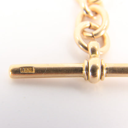 Antique 9ct Hallmarked Gold Part Albert T Bar 3.5 Inch Necklace Extender Chain