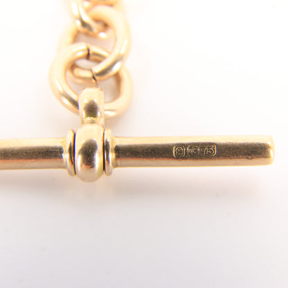 Antique 9ct Hallmarked Gold Part Albert T Bar 3.5 Inch Necklace Extender Chain
