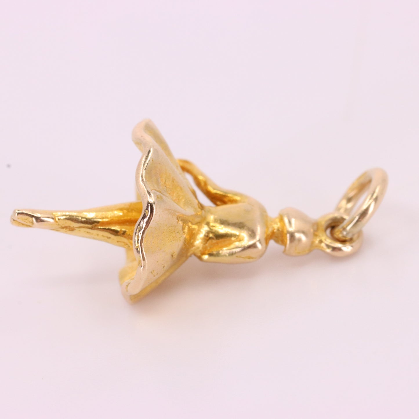 Vintage 9ct Hallmarked Gold Ballerina Dancer Woman Charm Ballet Pendant Gift