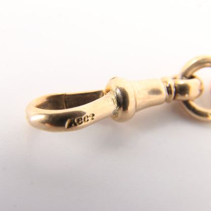Antique 9ct Hallmarked Gold Part Albert T Bar 3.5 Inch Necklace Extender Chain
