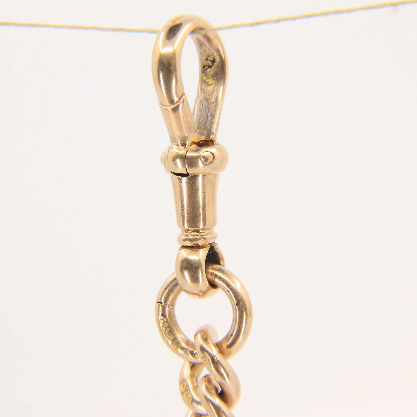 Antique 9ct Hallmarked Gold Part Albert T Bar 3.5 Inch Necklace Extender Chain