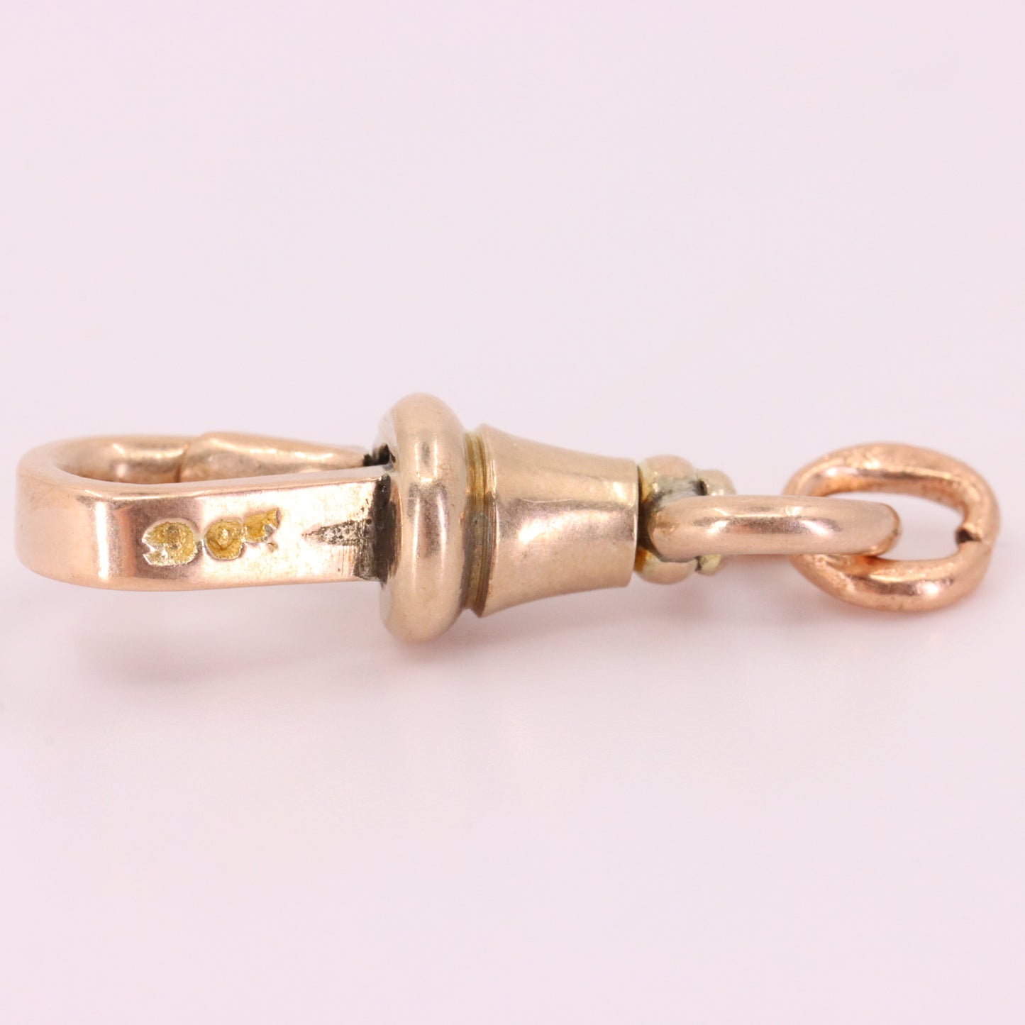 Antique 9ct Rose Gold Dog Clip Clasp Jewellery Finding Charm Handpicked Gift