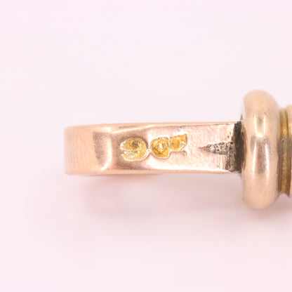 Antique 9ct Rose Gold Dog Clip Clasp Jewellery Finding Charm Handpicked Gift