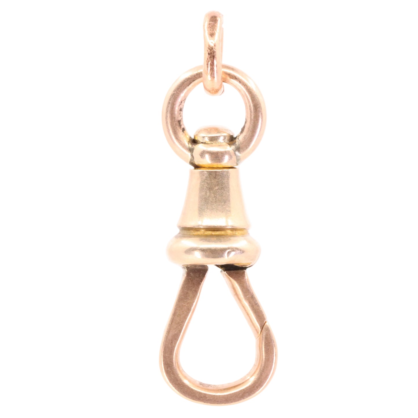 Antique 9ct Rose Gold Dog Clip Clasp Jewellery Finding Charm Handpicked Gift