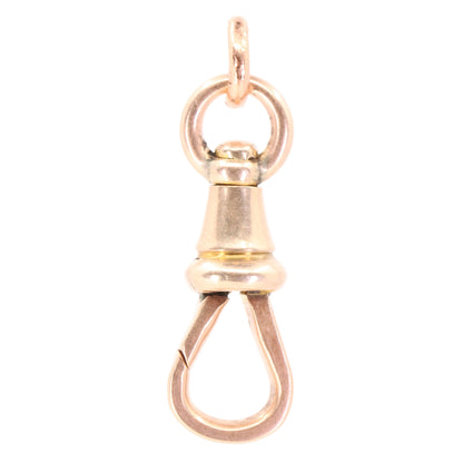 Antique 9ct Rose Gold Dog Clip Clasp Jewellery Finding Charm Handpicked Gift