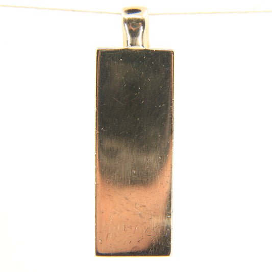 Vintage 9ct Hallmarked Yellow Gold 1977 Ingot Pendant 0.55oz Smooth Bar