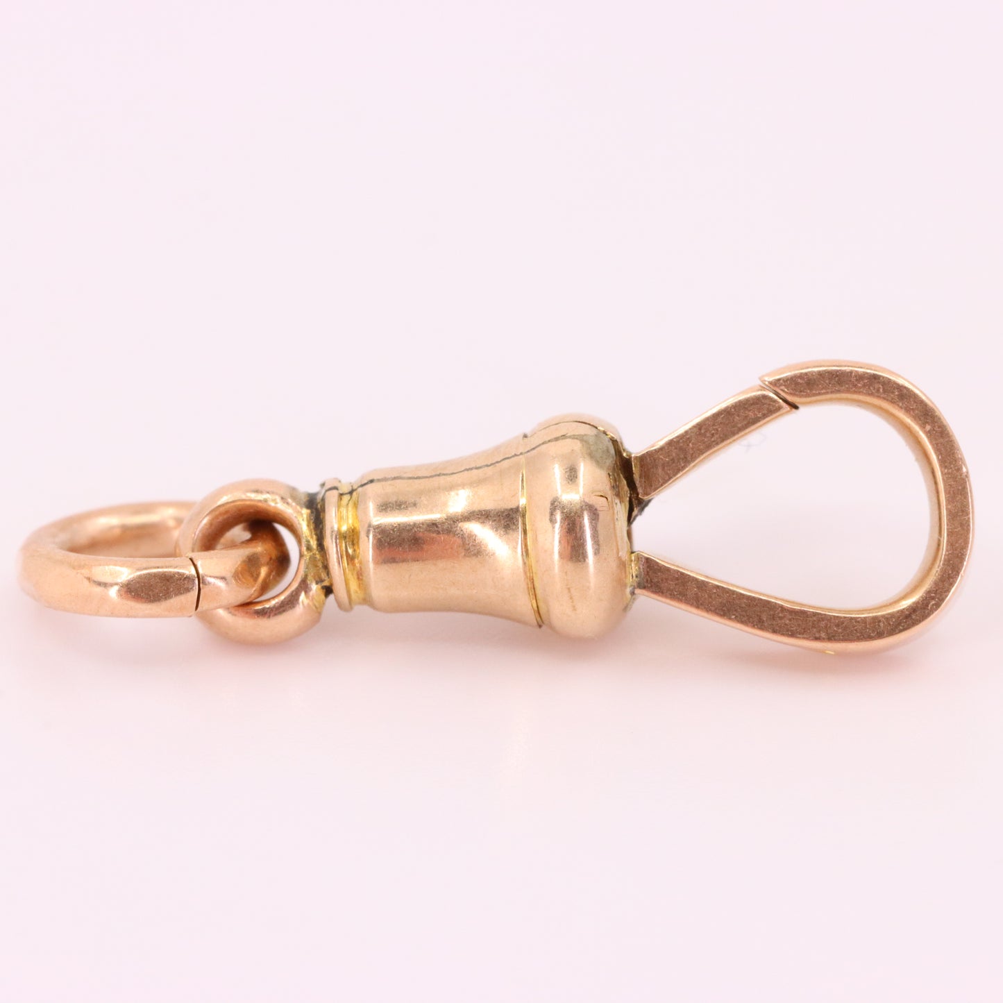 Antique 9ct Rose Gold Dog Clip Clasp Jewellery Finding Pendant Charm Handpicked