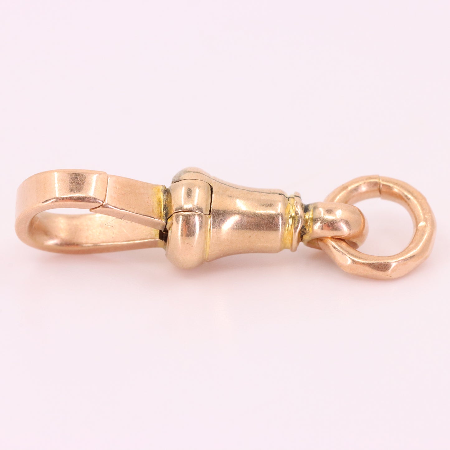 Antique 9ct Rose Gold Dog Clip Clasp Jewellery Finding Pendant Charm Handpicked