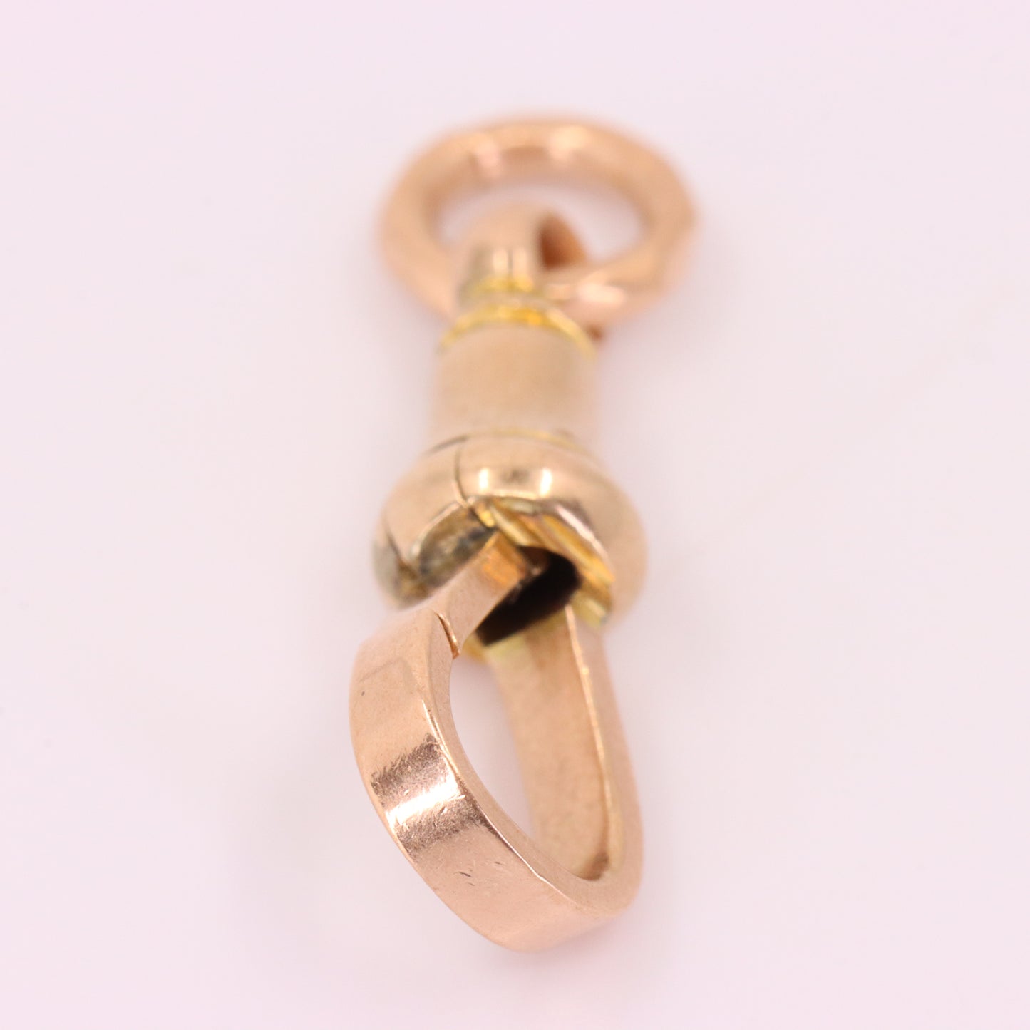 Antique 9ct Rose Gold Dog Clip Clasp Jewellery Finding Pendant Charm Handpicked