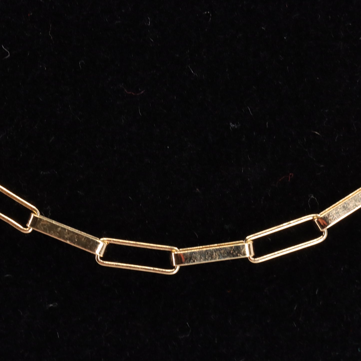 Vintage 9ct Hallmarked Gold 20 Inch Rectangular Box Link Chain Necklace Boxed