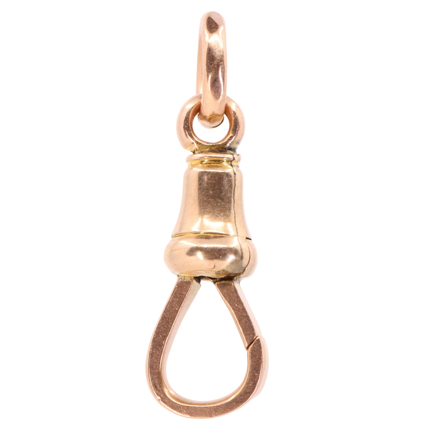 Antique 9ct Rose Gold Dog Clip Clasp Jewellery Finding Pendant Charm Handpicked