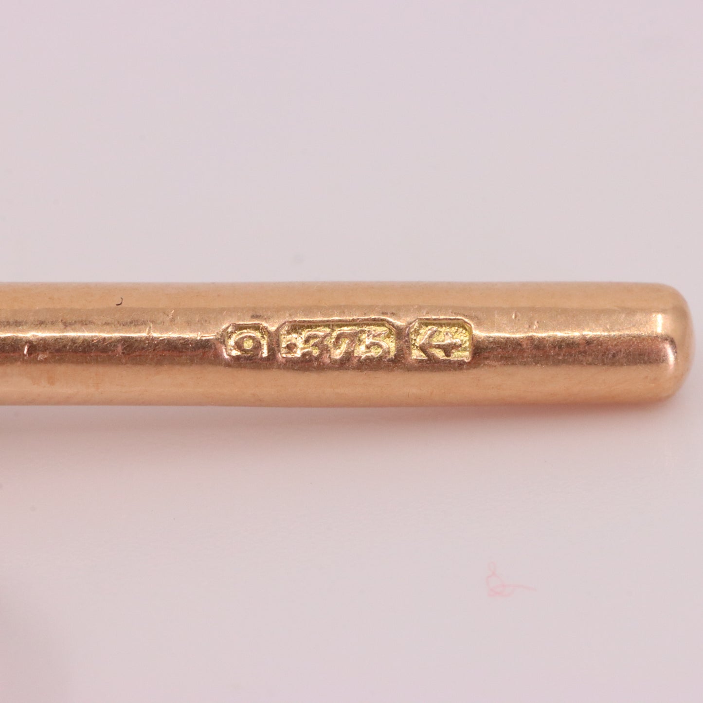Antique 9ct Hallmarked Gold 2.6 Inch Albert Chain Extension T Bar Spring Clip