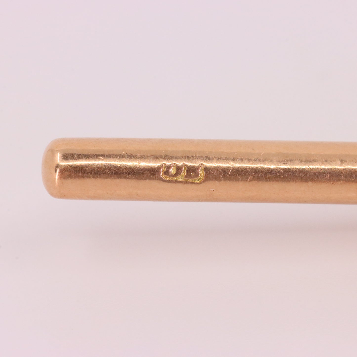 Antique 9ct Hallmarked Gold 2.6 Inch Albert Chain Extension T Bar Spring Clip