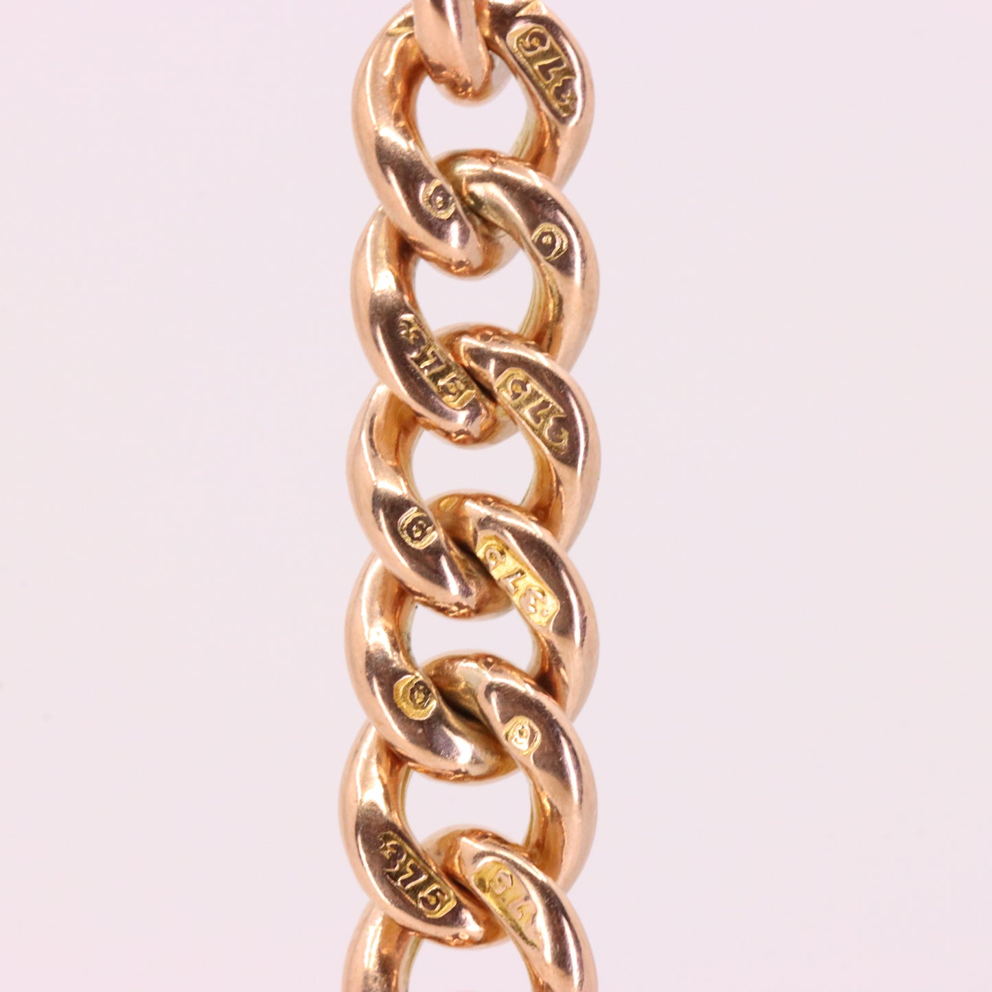 Antique 9ct Hallmarked Gold 2.6 Inch Albert Chain Extension T Bar Spring Clip