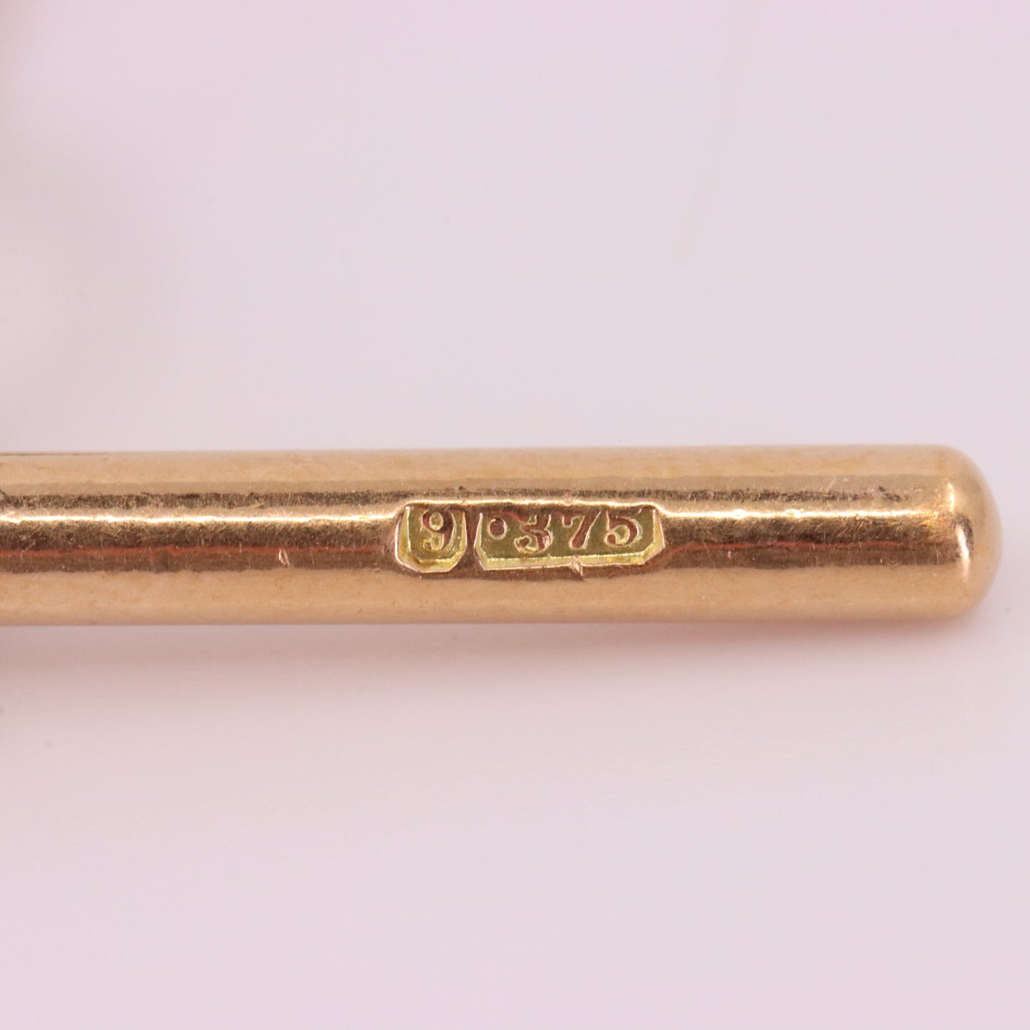 Antique 9ct Hallmarked Rose Gold 2 Inch Albert Chain Extension T Bar Spring Clip