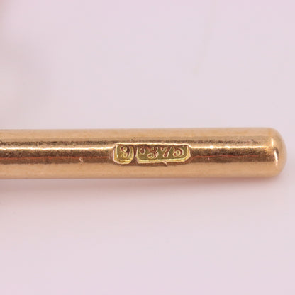 Antique 9ct Hallmarked Rose Gold 2 Inch Albert Chain Extension T Bar Spring Clip