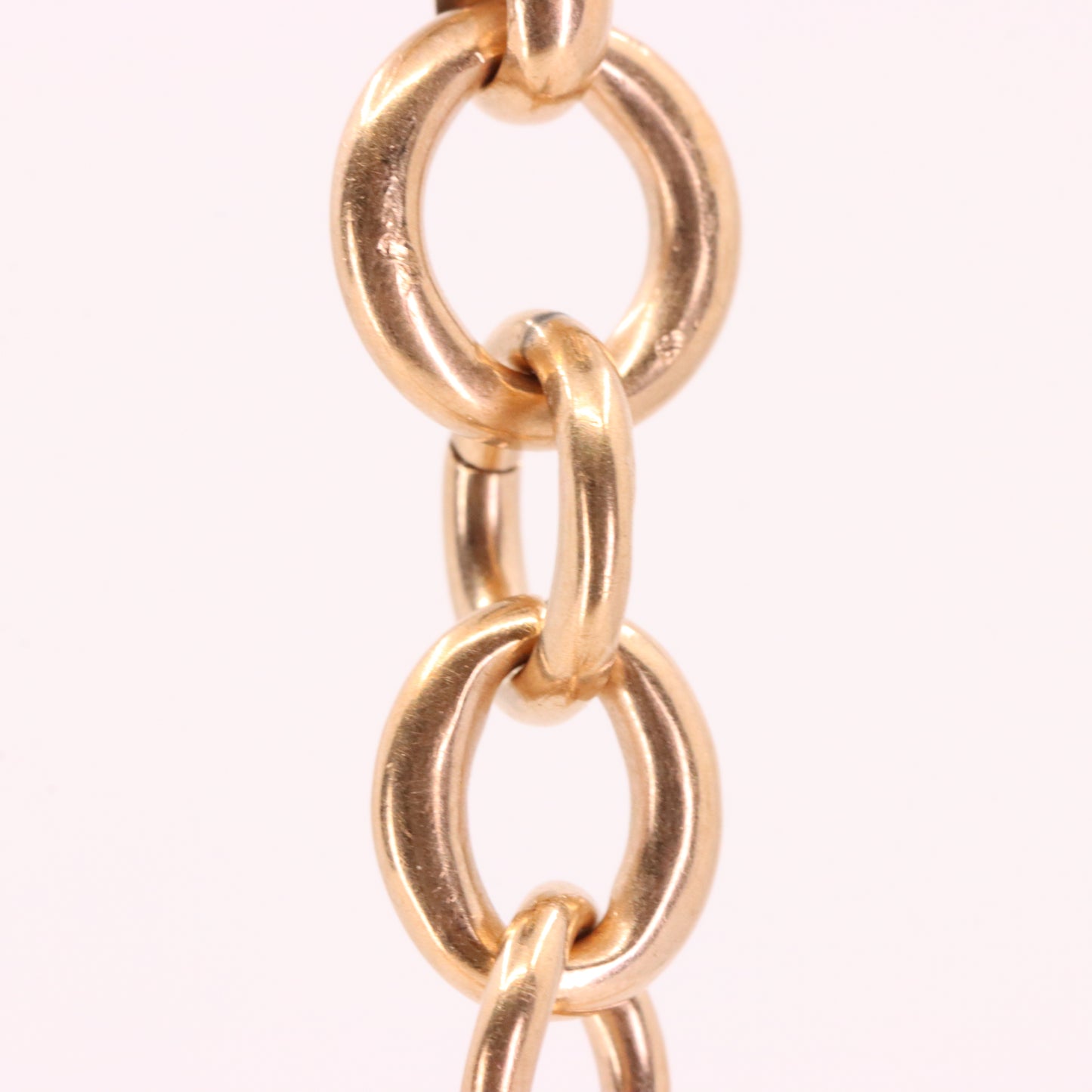 Antique 9ct Hallmarked Rose Gold 2 Inch Albert Chain Extension T Bar Spring Clip