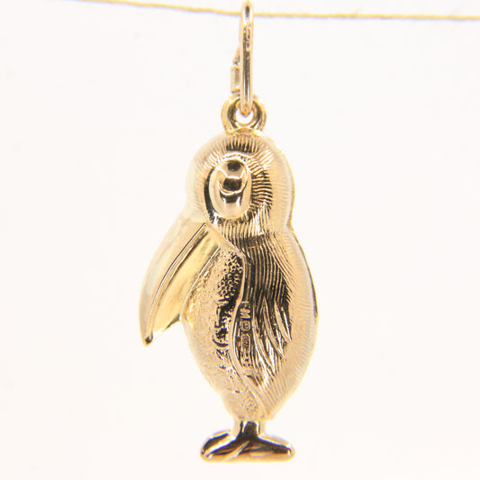 Vintage 9ct Hallmarked Yellow Gold Toucan Pendant Bird Animal Charm Gift