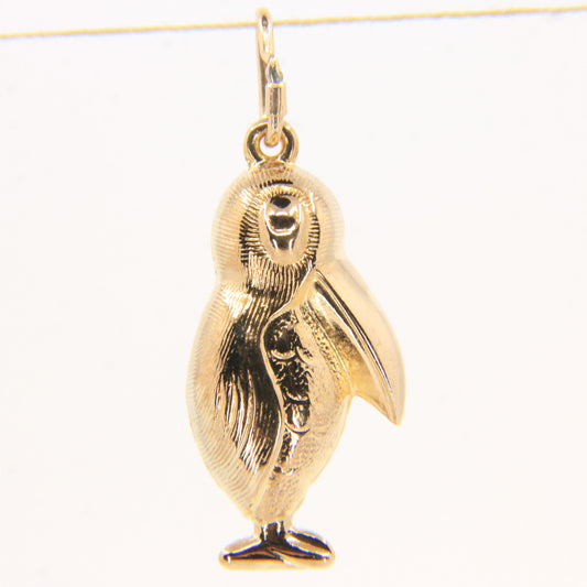 Vintage 9ct Hallmarked Yellow Gold Toucan Pendant Bird Animal Charm Gift