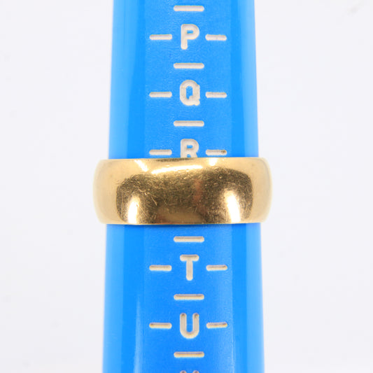 Vintage 18ct Gold Wedding Band Ring UK Size R1/2 Boxed Hallmarked Classic Band