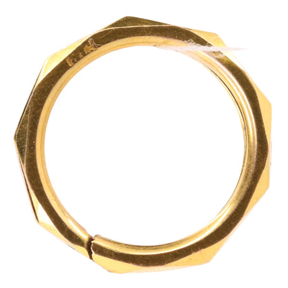 Vintage 9ct Yellow Gold Split Ring Suspension Loop Jewellery Finding Attachment
