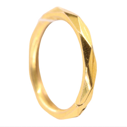 Vintage 9ct Yellow Gold Split Ring Suspension Loop Jewellery Finding Attachment