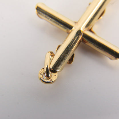 Vintage 9ct Crucifix Cross Yellow Gold Pendant Charm Classic Religious Gift