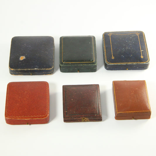 6 Pocket/Fob Watch Presentation Boxes Benson London Antique & Vintage Used