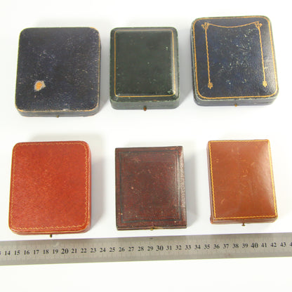 6 Pocket/Fob Watch Presentation Boxes Benson London Antique & Vintage Used