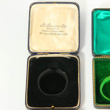 6 Pocket/Fob Watch Presentation Boxes Benson London Antique & Vintage Used