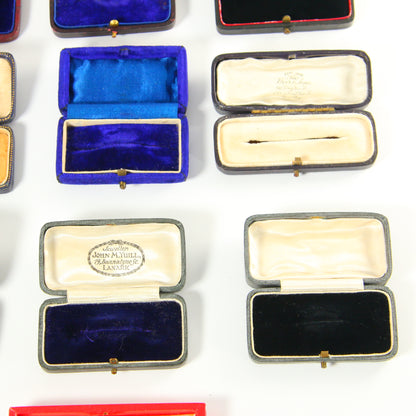 10 Presentation Boxes Antique & Vintage Brooch Boxes, Used