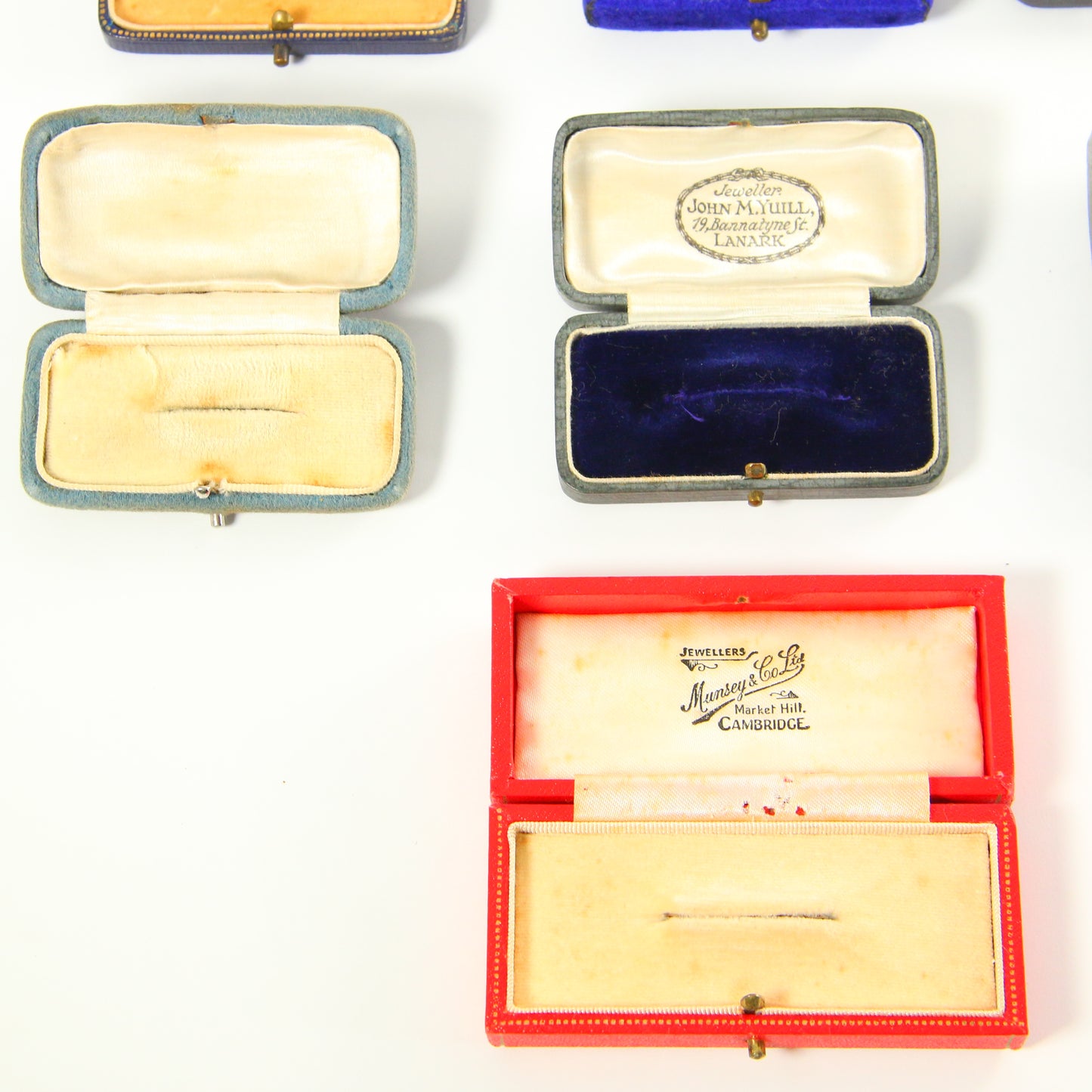 10 Presentation Boxes Antique & Vintage Brooch Boxes, Used