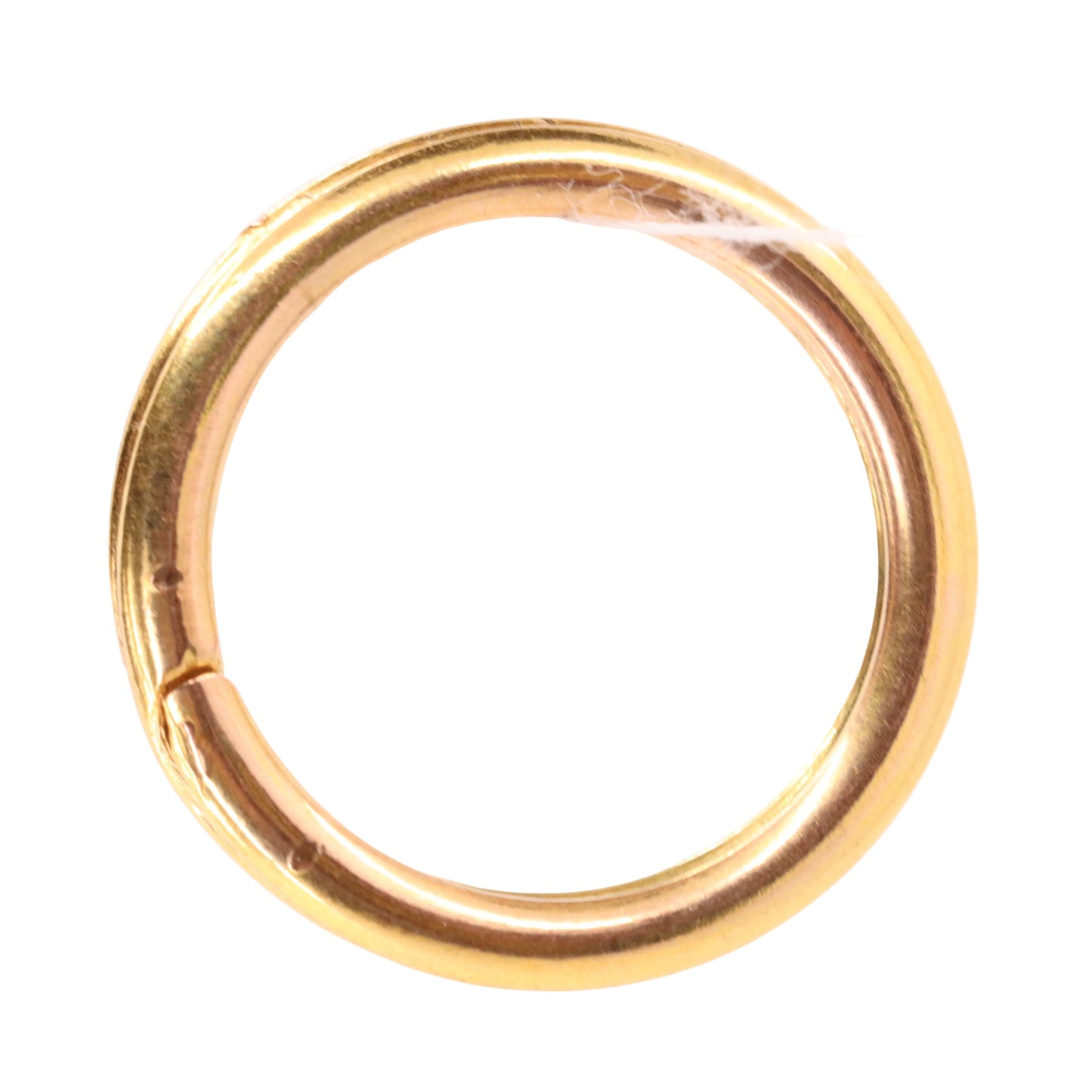 Vintage 9ct Rose Gold Split Ring Pendant Suspension Loop Jewellery Finding