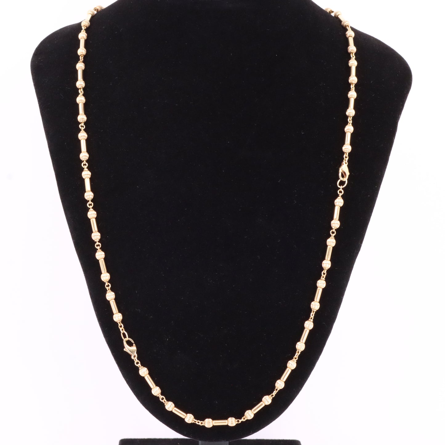 Vintage 9ct Gold Necklace & Bracelet Set 24 Inch Combined Chain Boxed Gift