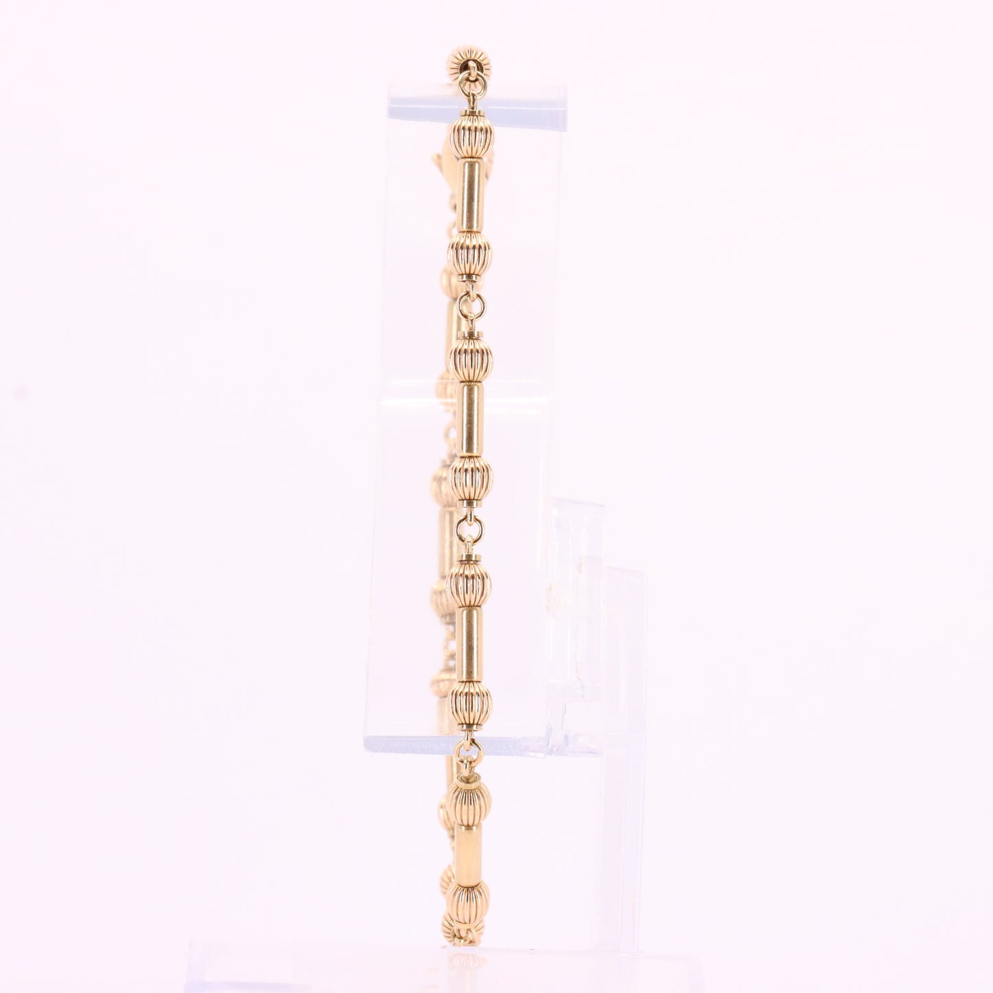 Vintage 9ct Gold Necklace & Bracelet Set 24 Inch Combined Chain Boxed Gift