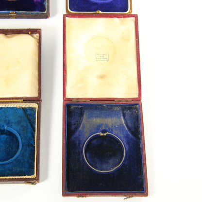 6 Pocket/Fob Watch Presentation Boxes Antique & Vintage Boxes Used