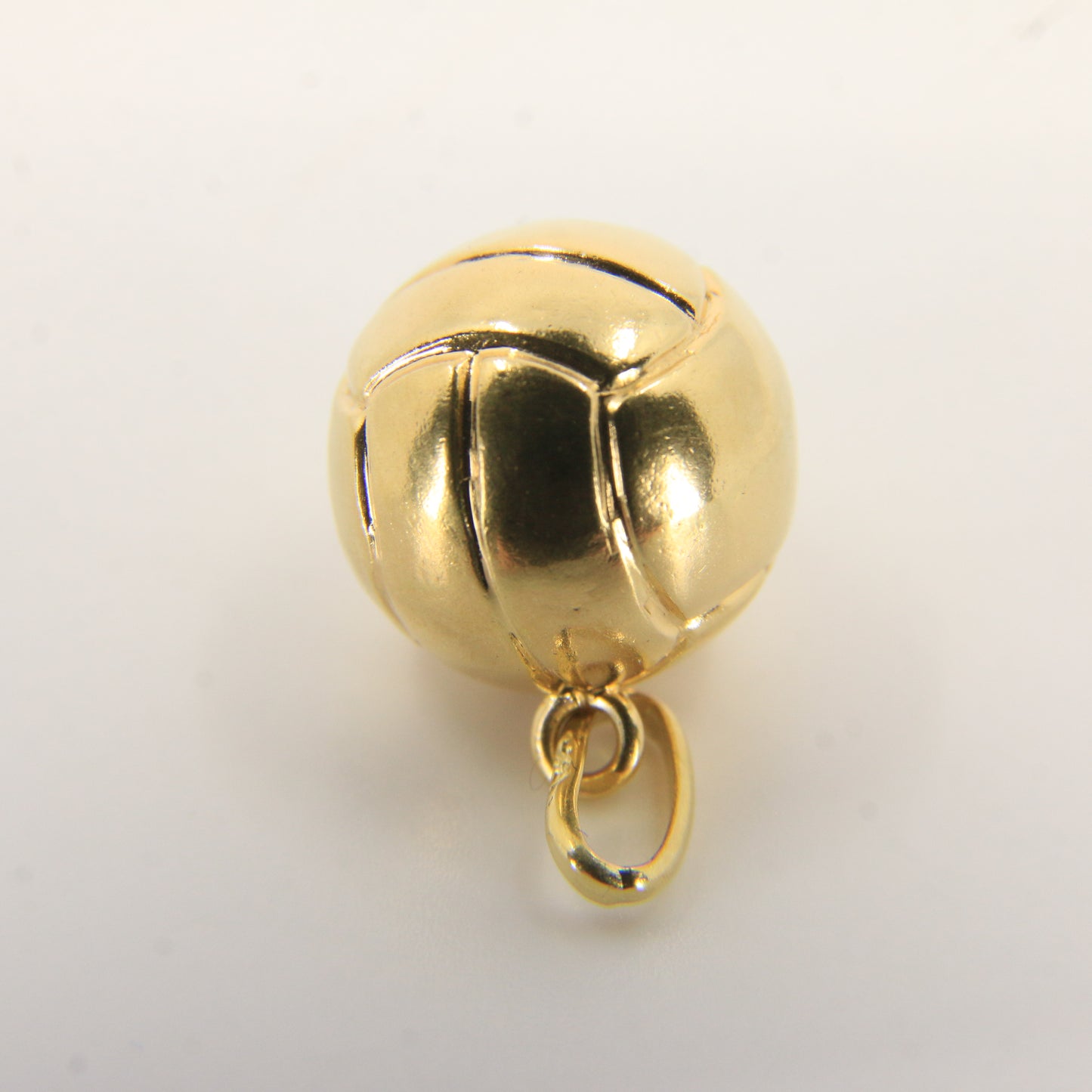 Vintage 18ct Yellow Gold Football Pendant Soccer Ball Sports Charm Gift