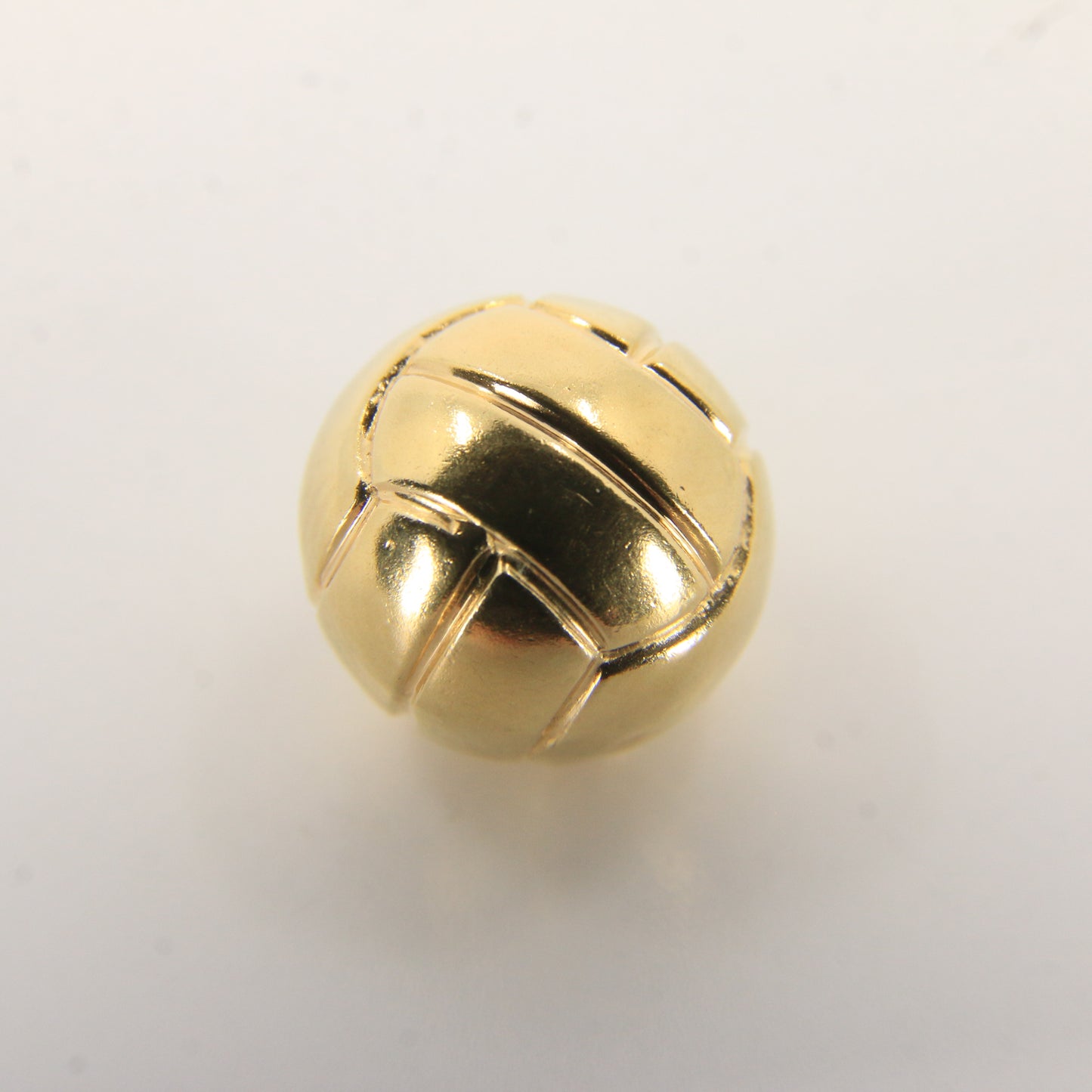 Vintage 18ct Yellow Gold Football Pendant Soccer Ball Sports Charm Gift