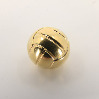 Vintage 18ct Yellow Gold Football Pendant Soccer Ball Sports Charm Gift