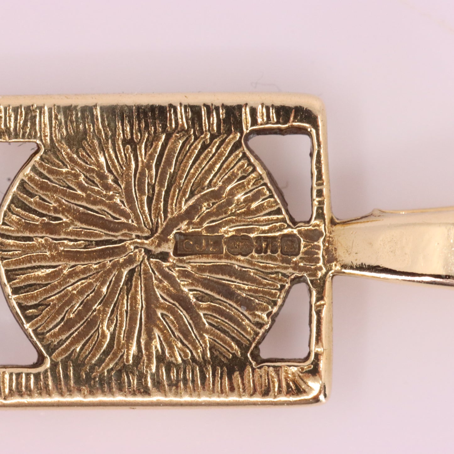 Vintage 9ct Hallmarked Gold Art Nouveau Rennie Mackintosh Pendant Boxed Gift