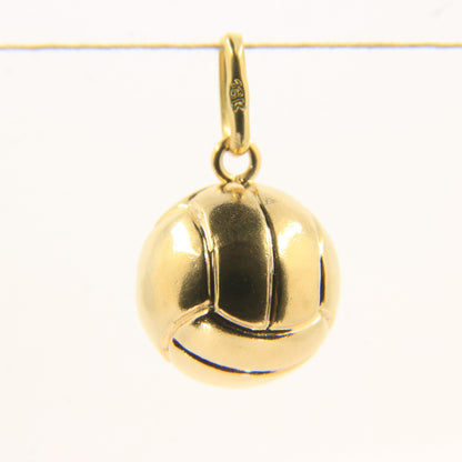 Vintage 18ct Yellow Gold Football Pendant Soccer Ball Sports Charm Gift