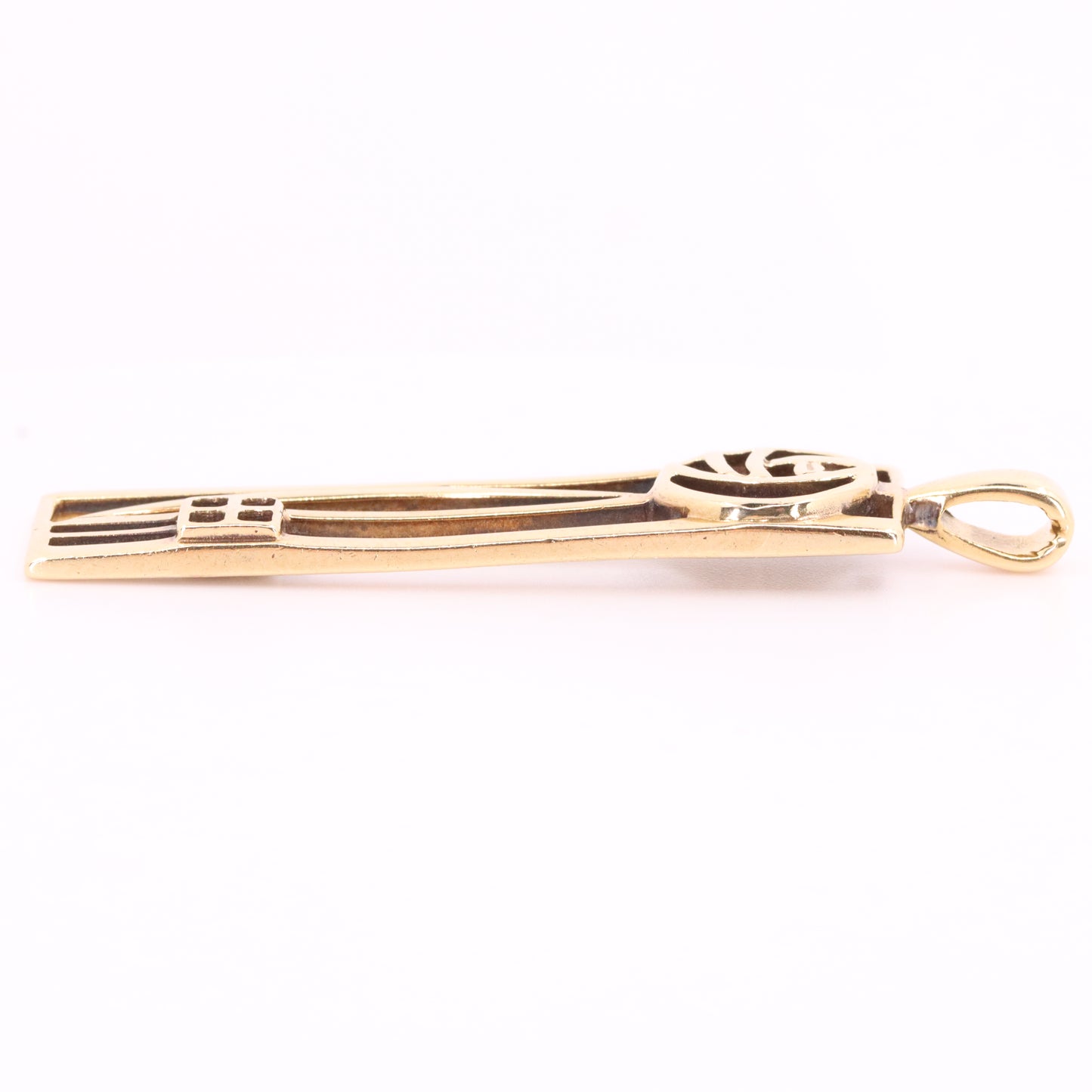 Vintage 9ct Hallmarked Gold Art Nouveau Rennie Mackintosh Pendant Boxed Gift