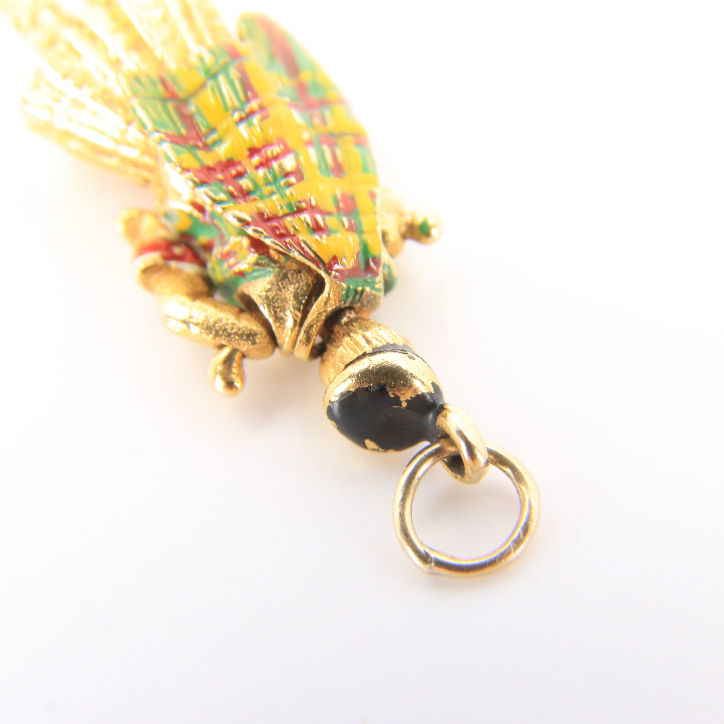 Vintage 9ct Hallmarked Yellow Gold Scottish Highland Dancer Articulated Charm